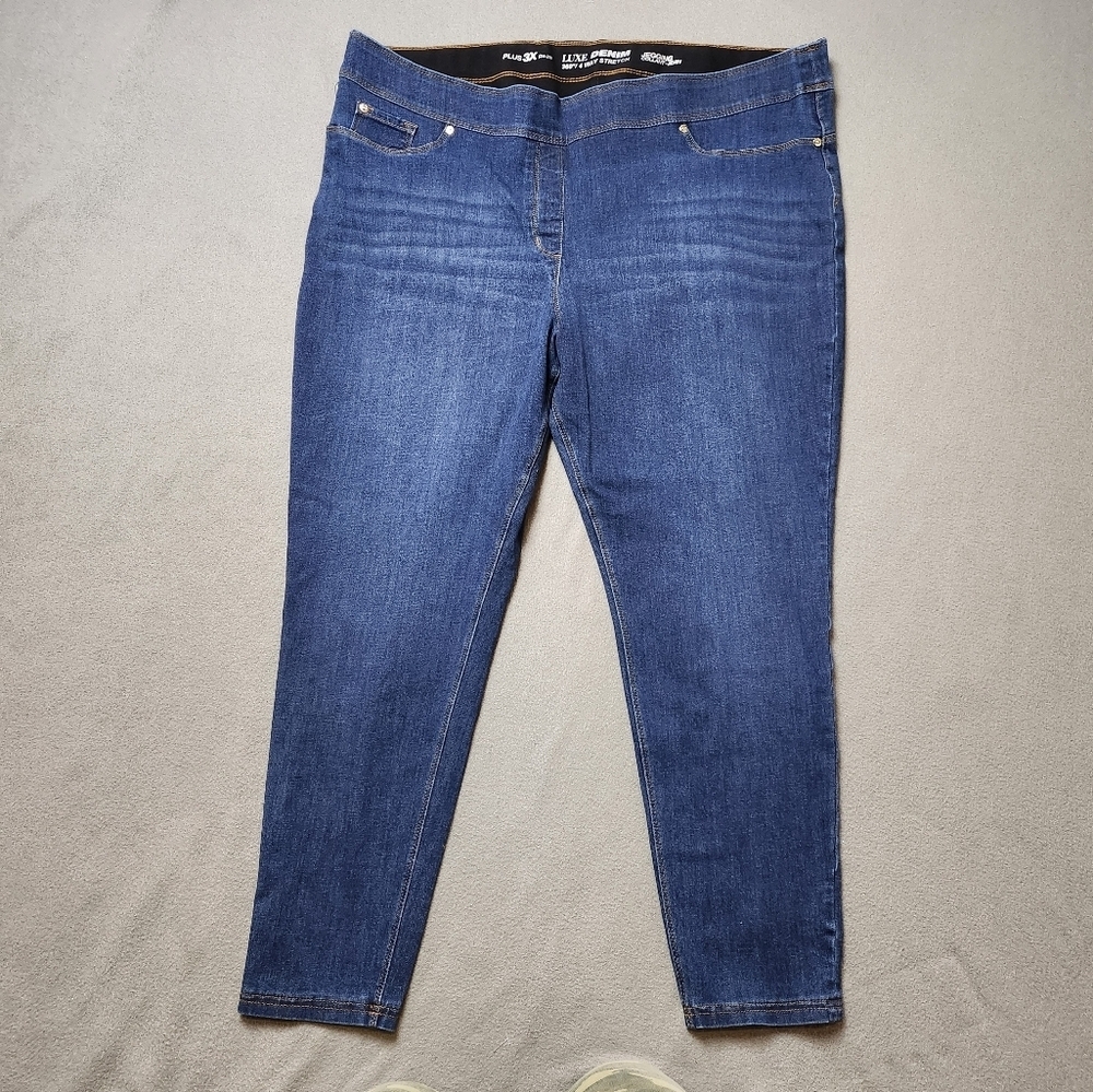 Nygard SLIM Stretch Luxe Jegging Leg Pants 3x 24-26 Waist 3X